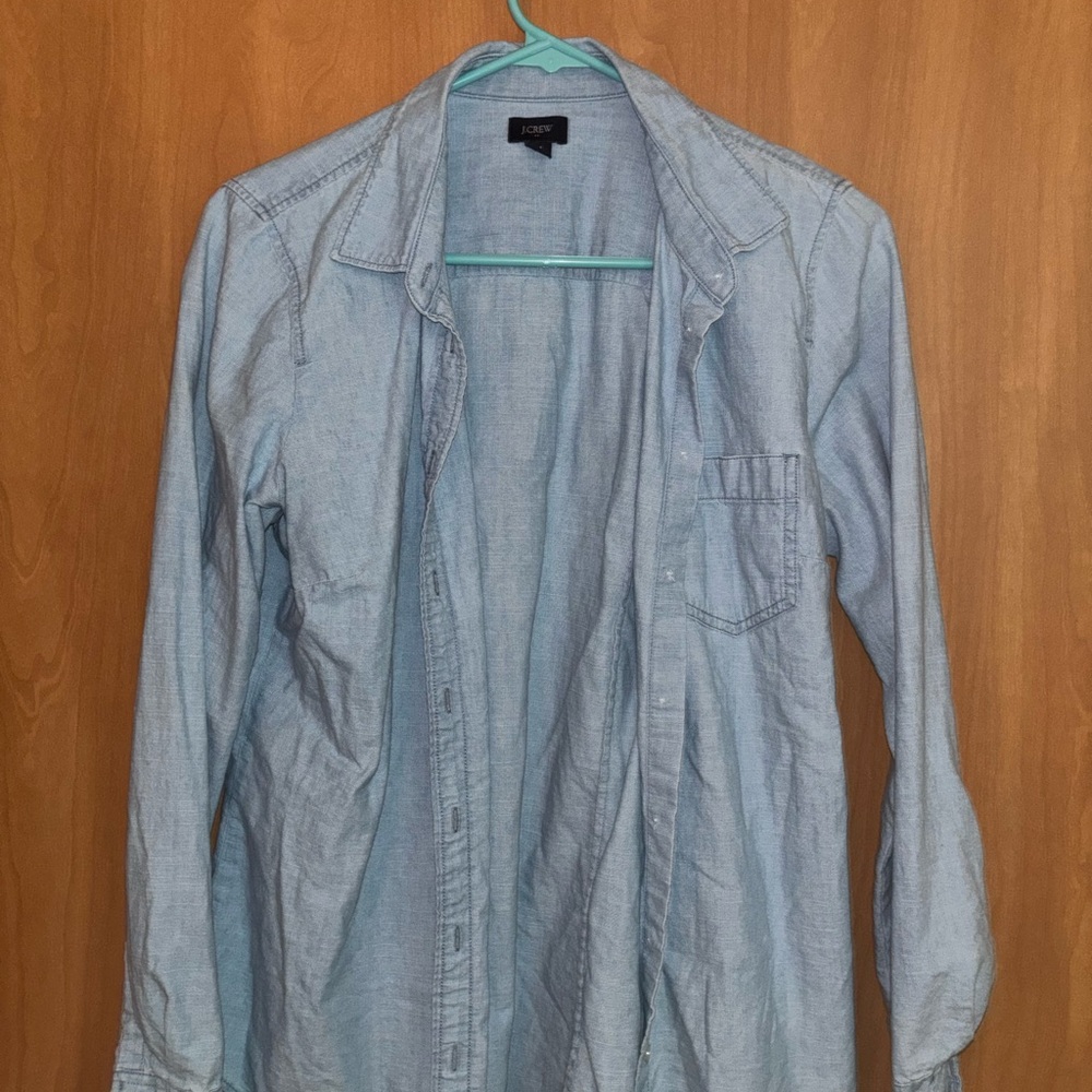 J. Crew Light Blue Denim Shirt
